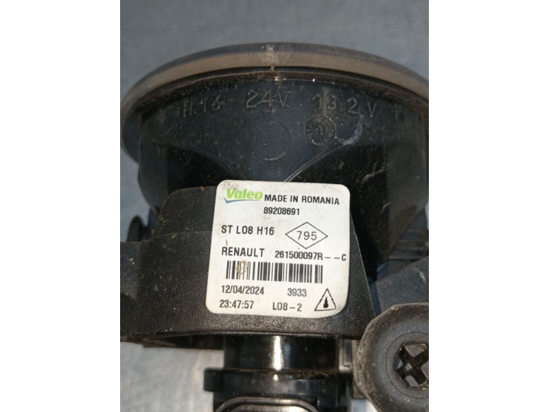 Recambio de faro antiniebla izquierdo para dacia sandero iii 1.0 tce 90 eco-g referencia OEM IAM 89208691 261500097R 