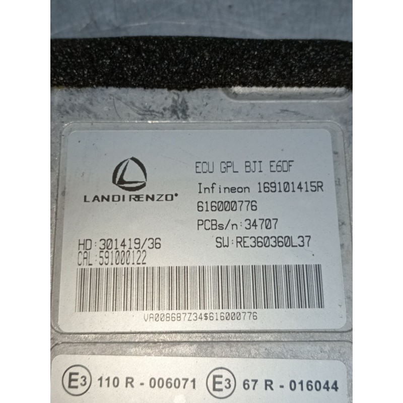 Recambio de centralita motor uce para dacia sandero iii 1.0 tce 90 eco-g referencia OEM IAM 616000776 169101415R 