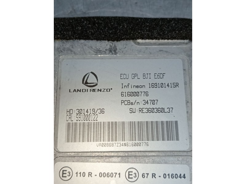 Recambio de centralita motor uce para dacia sandero iii 1.0 tce 90 eco-g referencia OEM IAM 616000776 169101415R 