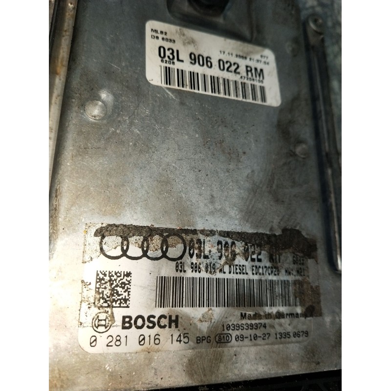 Recambio de centralita motor uce para audi a5 sportback (8ta) 2.0 tdi quattro referencia OEM IAM 0281016145 03L096019 13350679