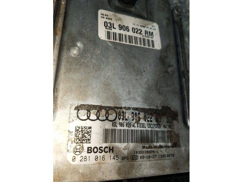 Recambio de centralita motor uce para audi a5 sportback (8ta) 2.0 tdi quattro referencia OEM IAM 0281016145 03L096019 13350679