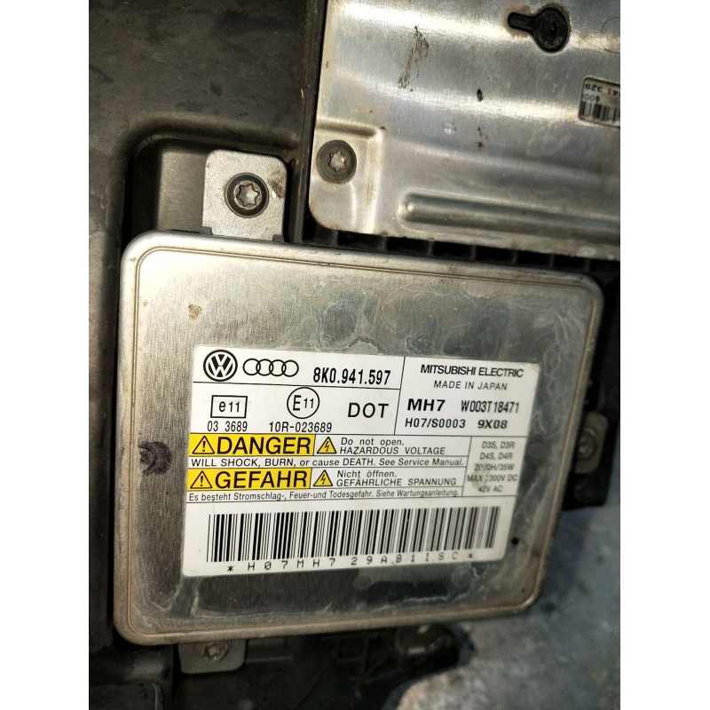 Recambio de faro izquierdo para audi a5 sportback (8ta) 2.0 tdi quattro referencia OEM IAM 89317879 8K0941597 XENON