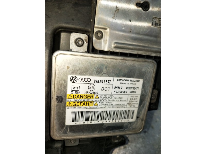 Recambio de faro izquierdo para audi a5 sportback (8ta) 2.0 tdi quattro referencia OEM IAM 89317879 8K0941597 XENON