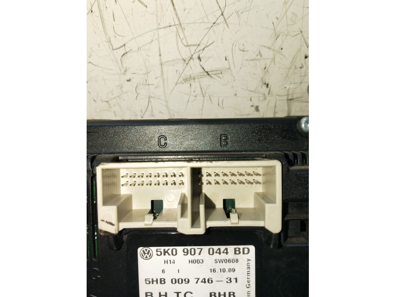 Recambio de mando calefaccion / aire acondicionado para volkswagen golf vi (5k1) 2.0 tdi referencia OEM IAM 5K0907044BD  