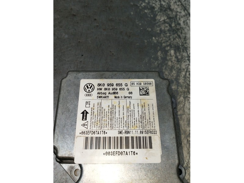 Recambio de centralita airbag para audi a5 sportback (8ta) 2.0 tdi quattro referencia OEM IAM 8K0959655G  