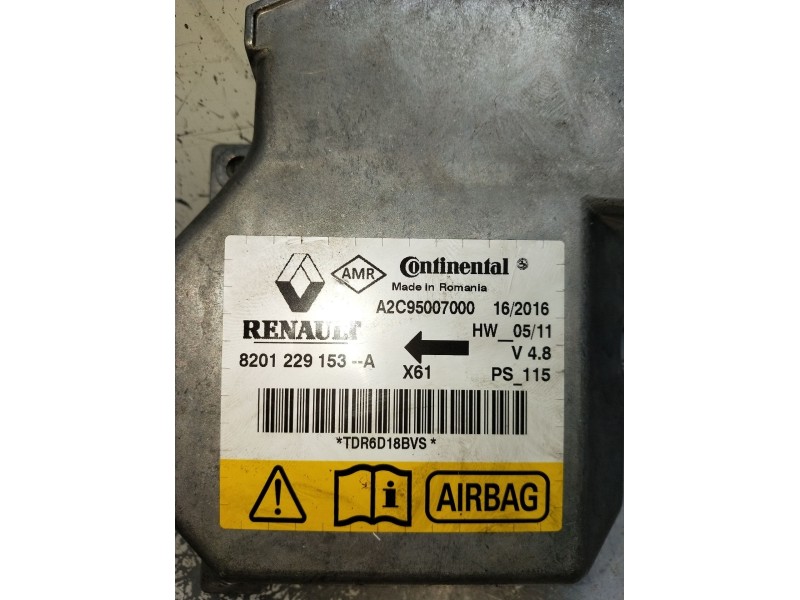 Recambio de kit airbag para renault kangoo / grand kangoo ii (kw0/1_) 1.5 dci 90 (kw05, kw08, kw0g, kw11) referencia OEM IAM A2C