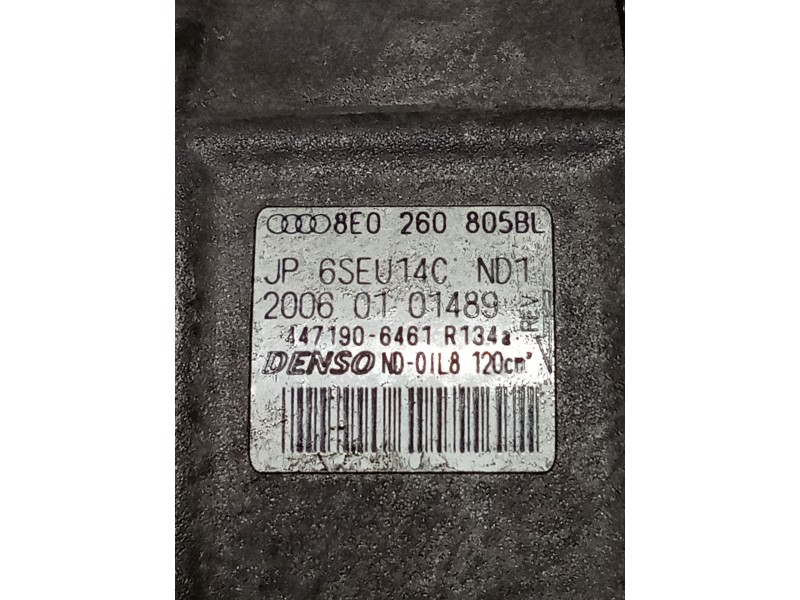 Recambio de compresor aire acondicionado para audi a4 b7 (8ec) 3.0 tdi quattro referencia OEM IAM 8E0260805BL  