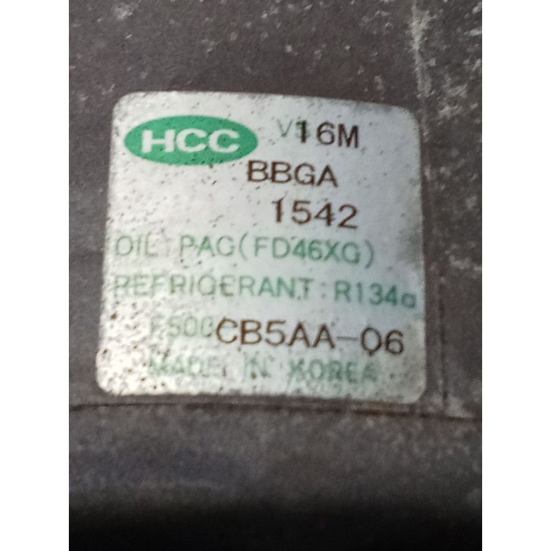 Recambio de compresor aire acondicionado para hyundai accent iii sedán (mc) 1.4 gl referencia OEM IAM F500CB5AAO6  