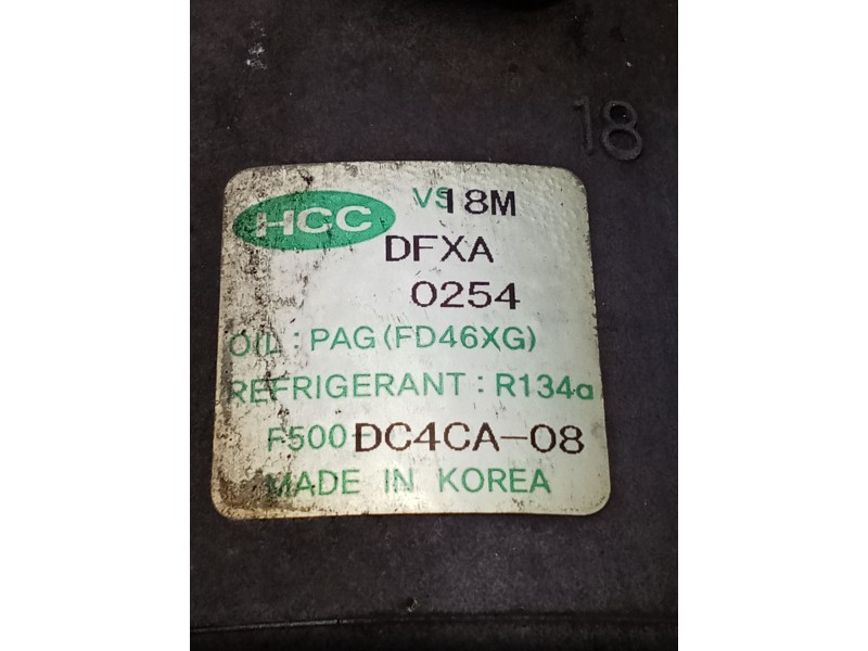 Recambio de compresor aire acondicionado para hyundai sonata v (nf) 2.0 crdi referencia OEM IAM DC4CA08  