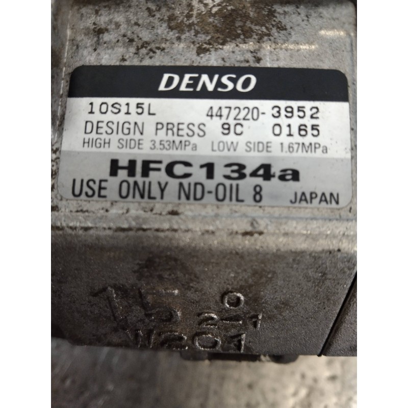 Recambio de compresor aire acondicionado para toyota rav 4 (a2) 1.8 luna referencia OEM IAM 4472203952 10S15L 