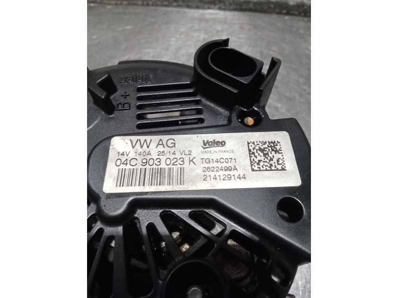 Recambio de alternador para seat leon sc (5f5) 1.4 tsi referencia OEM IAM 04C903023K 140A 