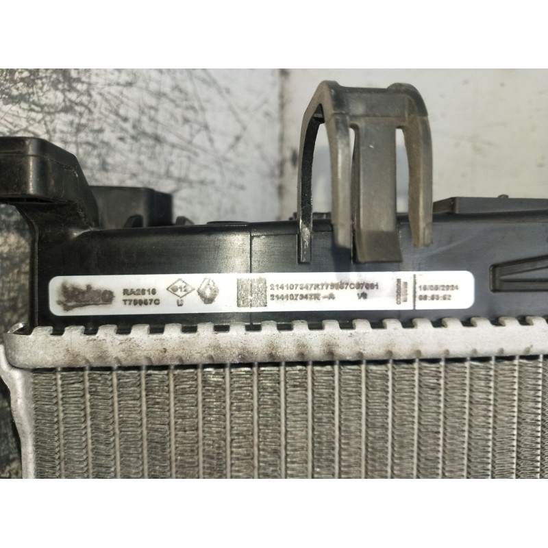 Recambio de radiador agua para dacia sandero iii 1.0 tce 90 eco-g referencia OEM IAM 214407347R  