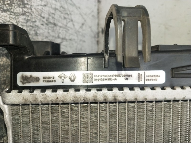 Recambio de radiador agua para dacia sandero iii 1.0 tce 90 eco-g referencia OEM IAM 214407347R  