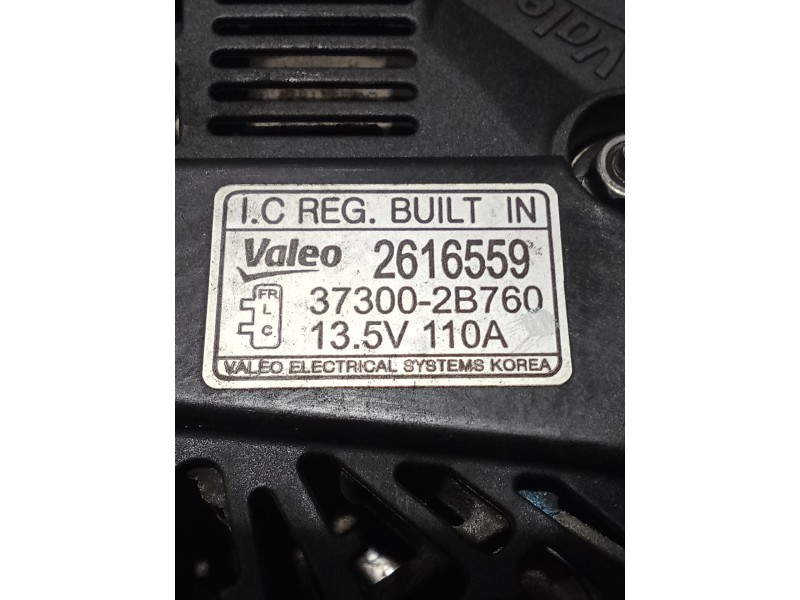 Recambio de alternador para kia cee´d (jd) 1.6 gt referencia OEM IAM 373002B760 2616559 