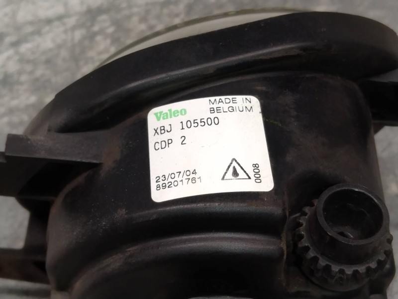 Recambio de faro antiniebla derecho para mg rover mg zr (f/rf) 105 referencia OEM IAM 89201761 XBJ105500 