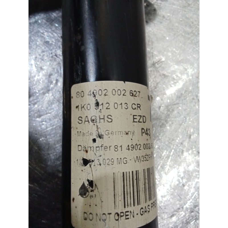Recambio de amortiguador trasero izquierdo para volkswagen golf vi (5k1) 2.0 tdi referencia OEM IAM 1K0912013CR  