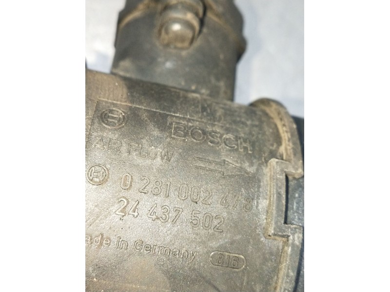Recambio de caudalimetro para opel zafira a monospace (t98) 2.0 dti 16v (f75) referencia OEM IAM 0281002478 24437502 