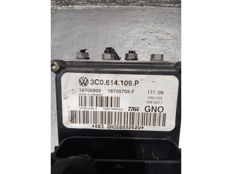 Recambio de abs para volkswagen passat b6 variant (3c5) 2.0 tdi 16v referencia OEM IAM 3C0614109P 68160187 