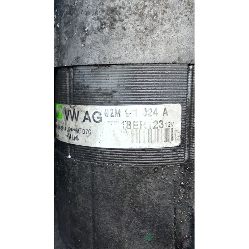 Recambio de motor arranque para volkswagen passat b6 (3c2) 2.0 tdi 16v referencia OEM IAM 02M911024A  