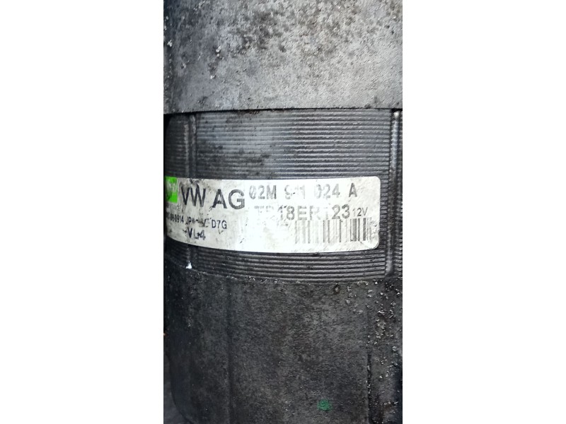Recambio de motor arranque para volkswagen passat b6 (3c2) 2.0 tdi 16v referencia OEM IAM 02M911024A  