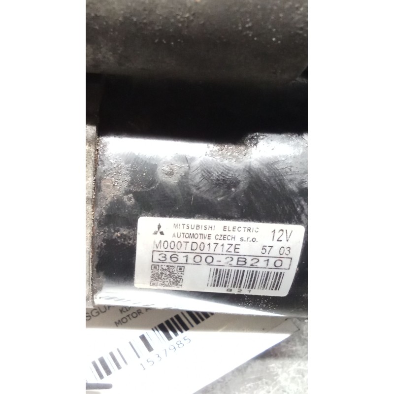 Recambio de motor arranque para kia cee´d (jd) 1.6 gt referencia OEM IAM 361002B210  