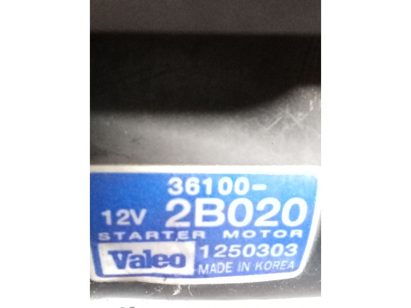 Recambio de motor arranque para hyundai elantra iii sedán (xd) 1.6 referencia OEM IAM 361002B020 1250303 