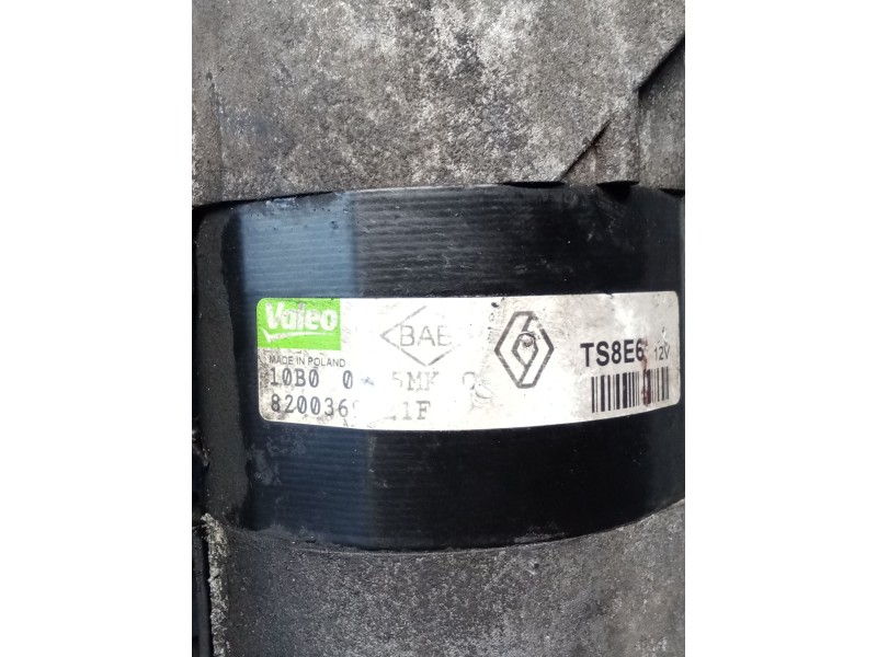 Recambio de motor arranque para dacia sandero 1.2 16v referencia OEM IAM 8200369521F  
