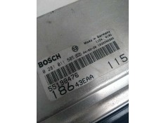 Recambio de centralita motor uce para fiat multipla (186) 1.9 jtd cat referencia OEM IAM 0281011505 55198476 18643EAA115 2