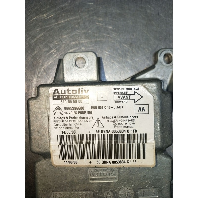 Recambio de kit airbag para citroën c4 grand picasso i (ua_) 1.6 hdi referencia OEM IAM 610955800 9665396680 VER FOTOS