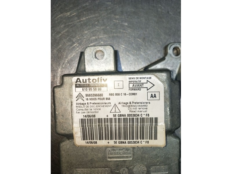 Recambio de kit airbag para citroën c4 grand picasso i (ua_) 1.6 hdi referencia OEM IAM 610955800 9665396680 VER FOTOS