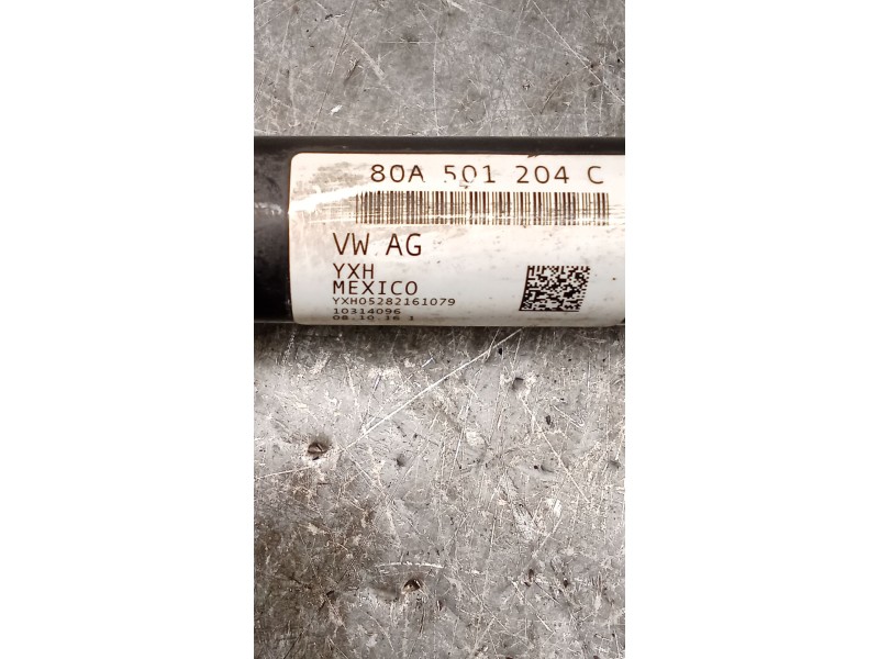 Recambio de transmision trasera derecha para audi q5 (fyb, fyg) 2.0 tdi quattro referencia OEM IAM 80A501204C  