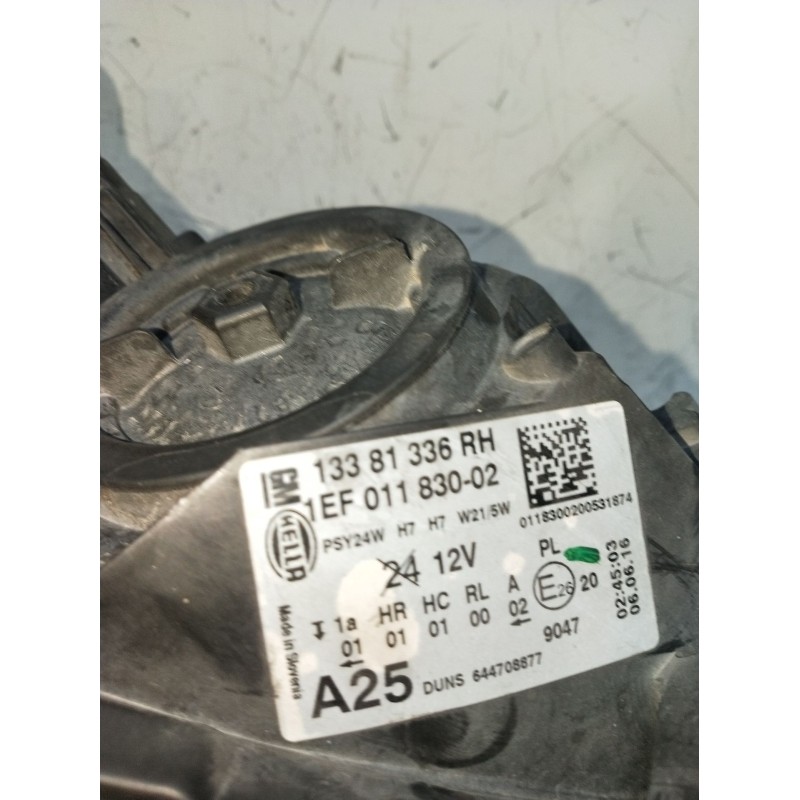 Recambio de faro derecho para opel corsa e (x15) 1.3 cdti (08, 68) referencia OEM IAM 13381336RH 1EF01183002 