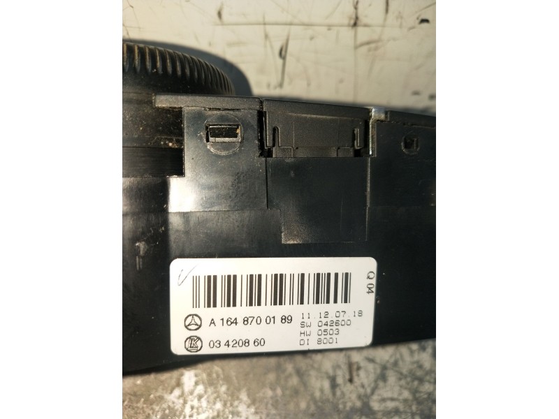 Recambio de mando calefaccion / aire acondicionado para mercedes-benz clase m (w164) ml 320 cdi 4-matic (164.122) referencia OEM