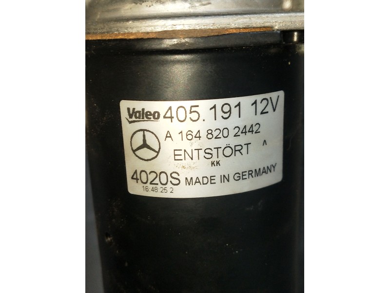 Recambio de motor limpia delantero para mercedes-benz clase m (w164) ml 320 cdi 4-matic (164.122) referencia OEM IAM A1648202442