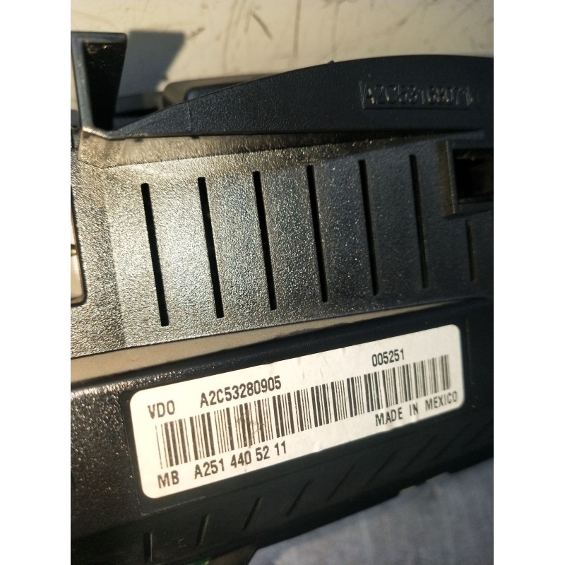 Recambio de cuadro instrumentos para mercedes-benz clase m (w164) ml 320 cdi 4-matic (164.122) referencia OEM IAM A2C53280905 A2