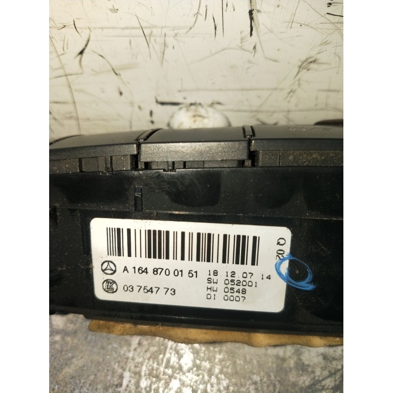 Recambio de mando multifuncion para mercedes-benz clase m (w164) ml 320 cdi 4-matic (164.122) referencia OEM IAM A1648700151 037