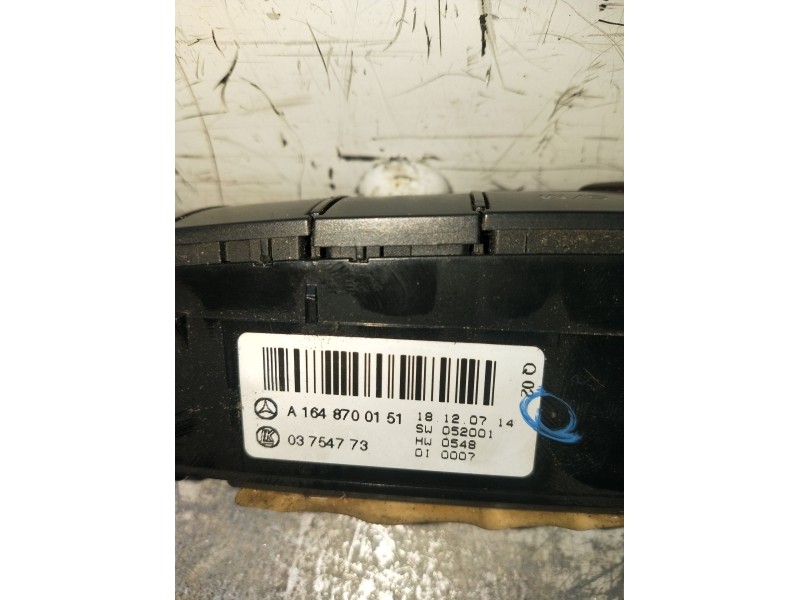 Recambio de mando multifuncion para mercedes-benz clase m (w164) ml 320 cdi 4-matic (164.122) referencia OEM IAM A1648700151 037