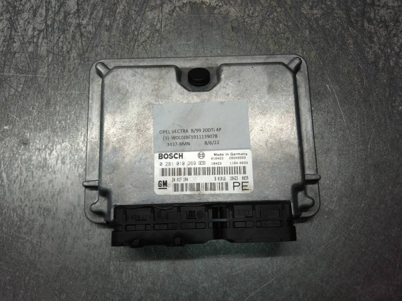 Recambio de centralita motor uce para opel vectra b berlina comfort referencia OEM IAM 0281010269 24417194 PE