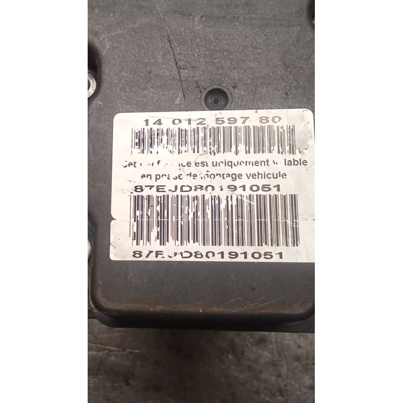 Recambio de abs para citroën jumpy ii furgoneta 1.6 hdi 90 16v referencia OEM IAM 0265800696 1401259780 0265232065 1401109880