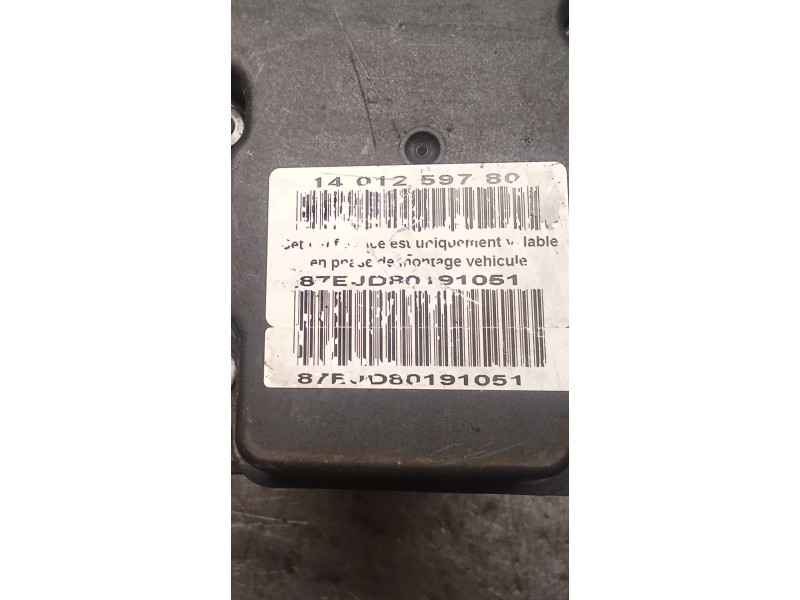 Recambio de abs para citroën jumpy ii furgoneta 1.6 hdi 90 16v referencia OEM IAM 0265800696 1401259780 0265232065 1401109880