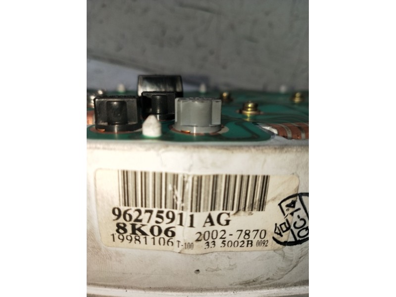 Recambio de cuadro instrumentos para daewoo lanos (klat) 1.6 16v referencia OEM IAM 96275911AG 19981106 