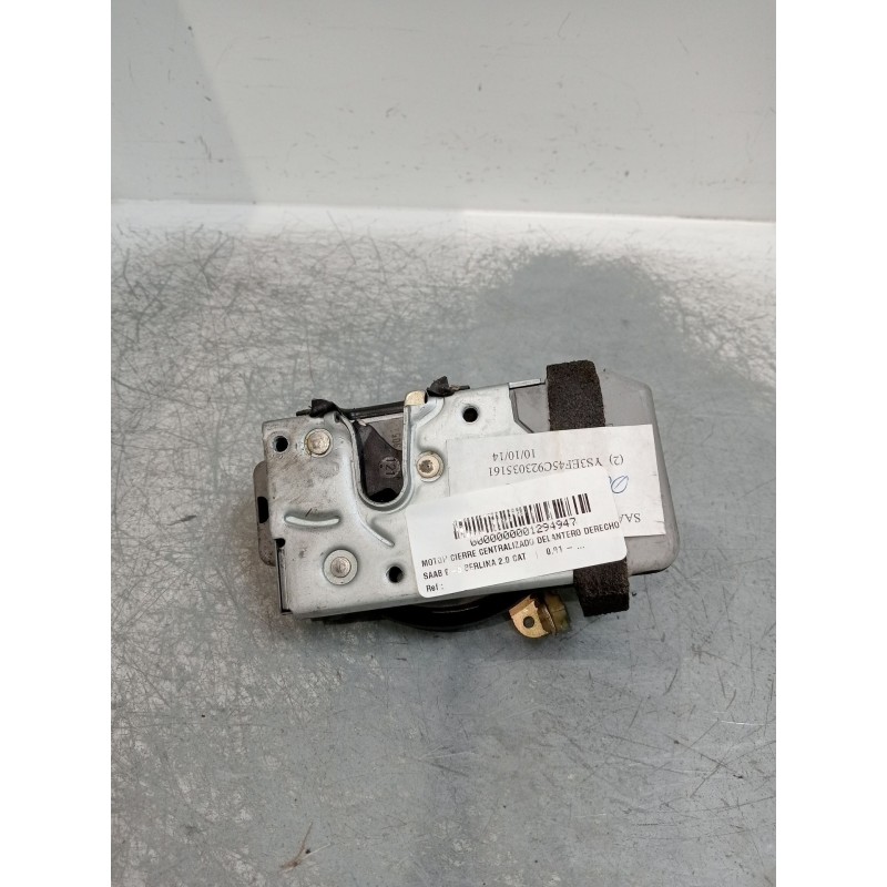 Recambio de motor cierre centralizado delantero derecho para saab 9-5 berlina 2.0 cat referencia OEM IAM   