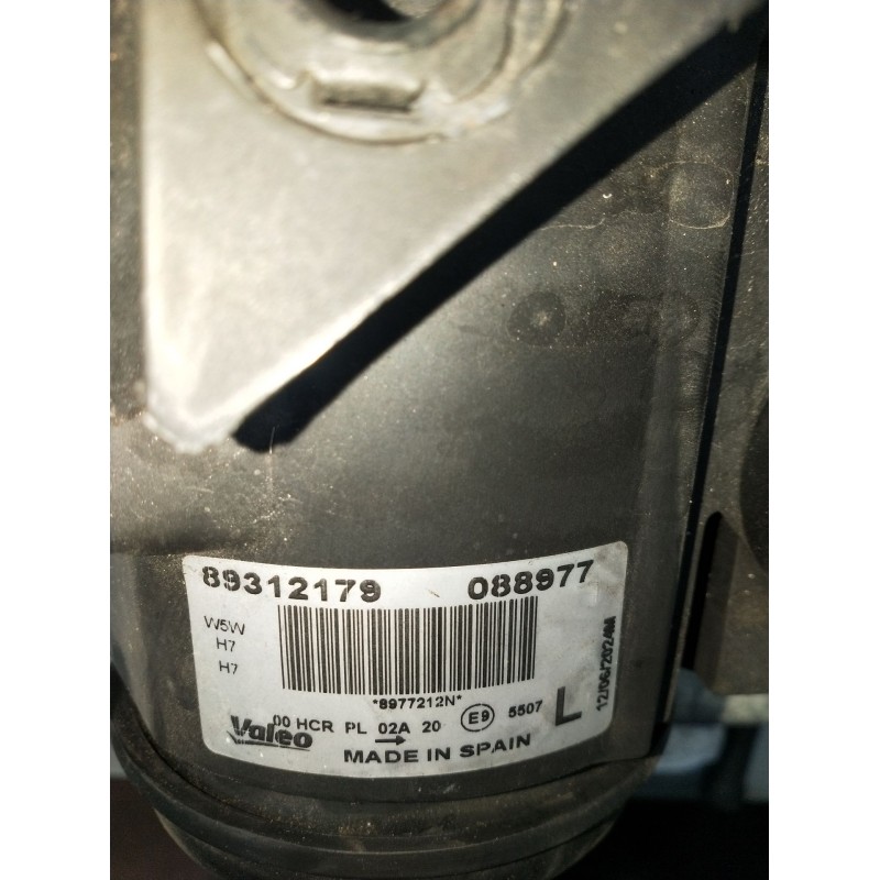 Recambio de faro izquierdo para volkswagen passat b6 variant (3c5) 2.0 tdi 16v referencia OEM IAM 89312179 088977 