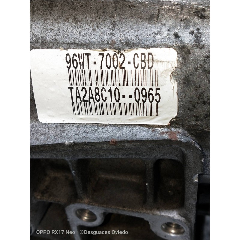 Recambio de caja cambios para ford escort berl./turnier 1.8 16v cat referencia OEM IAM 96WT7002CBD TA2A8C100965  Recambio de caja cambios para ford escort berl./turnier 1.8 16v cat referencia OEM IAM 96WT7002CBD TA2A8C100965
