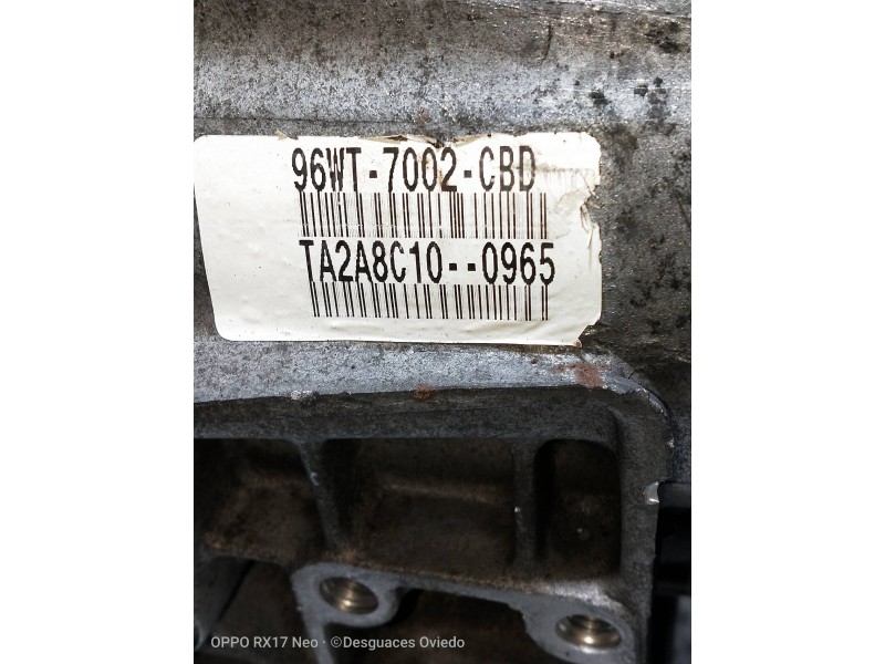 Recambio de caja cambios para ford escort berl./turnier 1.8 16v cat referencia OEM IAM 96WT7002CBD TA2A8C100965  Recambio de caja cambios para ford escort berl./turnier 1.8 16v cat referencia OEM IAM 96WT7002CBD TA2A8C100965
