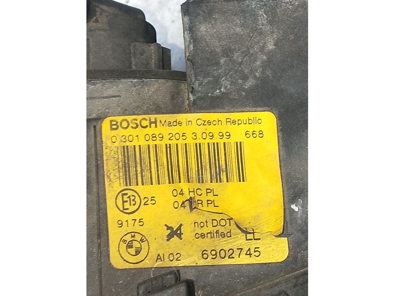 Recambio de faro izquierdo para bmw 3 (e46) 318 i referencia OEM IAM 6902745 0301089205 