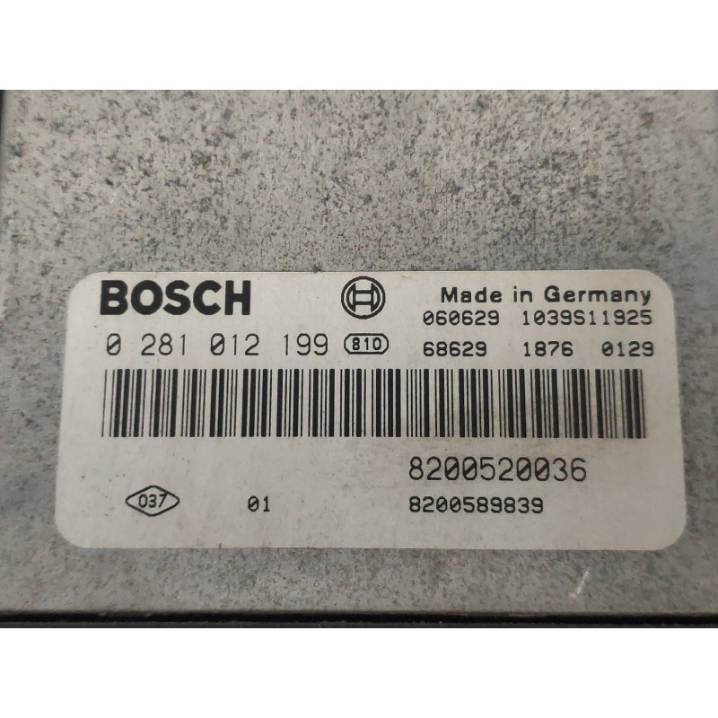 Recambio de centralita motor uce para renault laguna ii (bg0) confort dynamique referencia OEM IAM 0281012199 8200520036 8200589