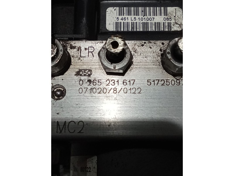 Recambio de abs para fiat ducato furgoneta (250_) 120 multijet 2,3 d referencia OEM IAM 0265800461 0265231617 51725097