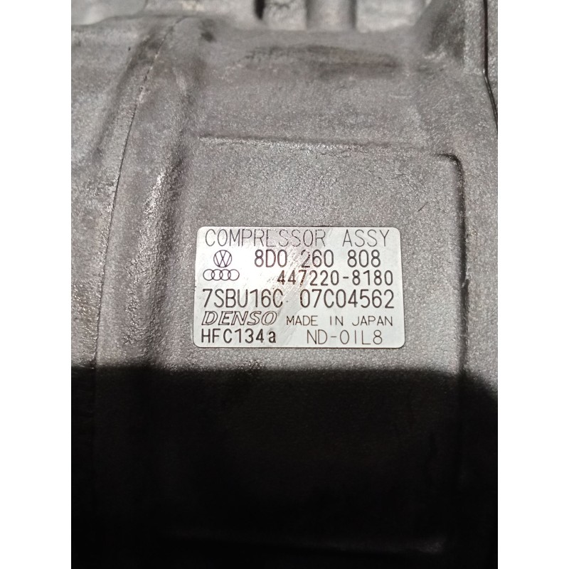 Recambio de compresor aire acondicionado para volkswagen passat b5.5 (3b3) 1.9 tdi referencia OEM IAM   