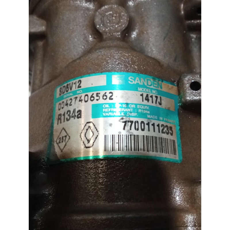 Recambio de compresor aire acondicionado para renault kangoo express (fc0/1_) 1.9 dci 4x4 (fc0v) referencia OEM IAM 7700111235  